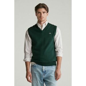 MELLÉNY GANT CLASSIC COTTON SLIPOVER TARTAN GREEN kép