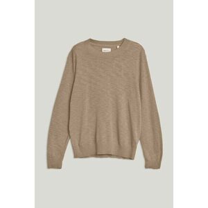 PULÓVER GANT COTTON LINEN C-NECK DRIED KHAKI kép