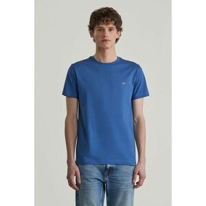 PÓLÓ GANT SLIM SHIELD SS T-SHIRT VINTAGE BLUE kép