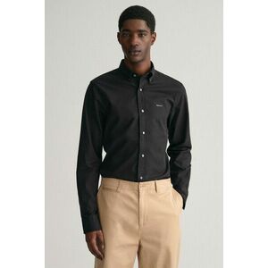 ING GANT SLIM PINPOINT OXFORD SHIRT BLACK kép