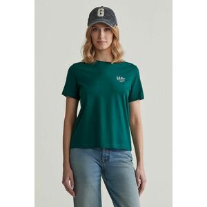 PÓLÓ GANT REG SMALL GRAPHIC SS T-SHIRT DEEP FOREST kép