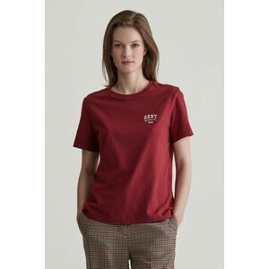 PÓLÓ GANT REG SMALL GRAPHIC SS T-SHIRT PLUMPED RED kép