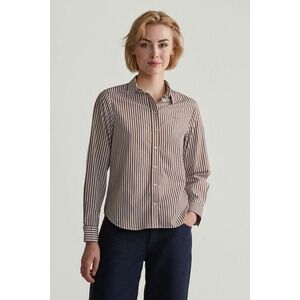 ING GANT REG POPLIN STRIPED SHIRT CACAO kép