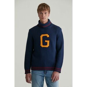 PULÓVER GANT SEASONAL G TURTLENECK EVENING BLUE kép