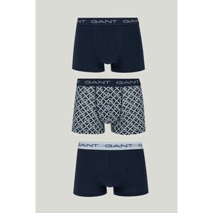 ALSÓNEMŰ GANT G PATTERN TRUNK 3-PACK EVENING BLUE kép