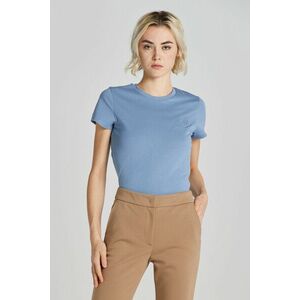 PÓLÓ GANT REG TONAL SHIELD SS T-SHIRT BLUE WATER kép