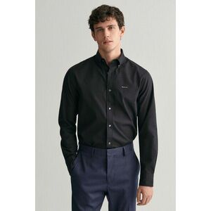 ING GANT REG PINPOINT OXFORD SHIRT BLACK kép