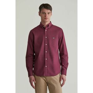 ING GANT REG MICRO PRINT SHIRT WINE RED kép