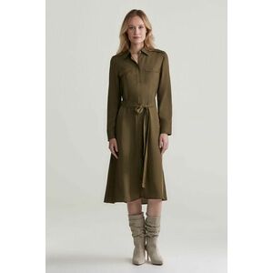 RUHA GANT REG POCKET SHIRT DRESS DARK CACTUS kép