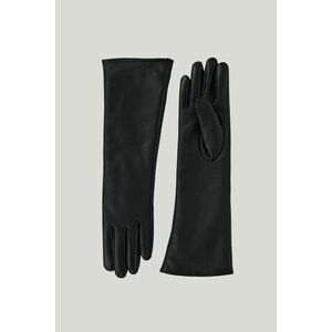 KESZTYŰ GANT LONG LEATHER GLOVES BLACK kép