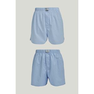 ALSÓNEMŰ GANT BOXER SHORTS 2-PACK LIGHT BLUE kép