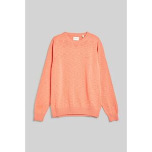 PULÓVER GANT COTTON FLAMME C-NECK SUNSET PINK kép