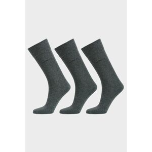 ZOKNI GANT SOFT COTTON SOCKS 3-PACK CHARCOAL MELANGE kép