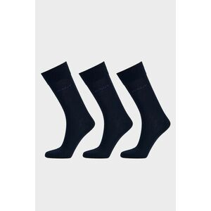 ZOKNI GANT MERCERIZED COTTON SOCKS 3-PACK MARINE kép