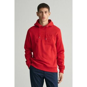 MELEGÍTŐ FELSŐ GANT REG TONAL SHIELD HOODIE RUBY RED kép