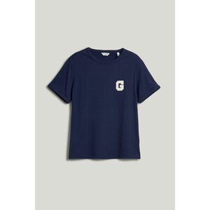 PÓLÓ GANT REG G BADGE SS T-SHIRT CLASSIC BLUE kép