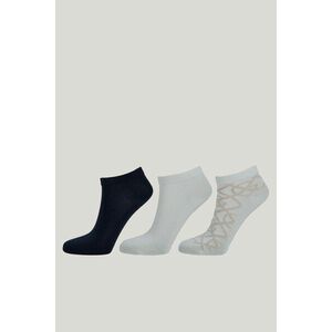 ZOKNI GANT MONOGRAM ANKLE SOCKS 3-PACK EGGSHELL kép