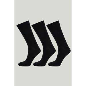 ZOKNI GANT SOFT COTTON SOCKS 3-PACK BLACK kép