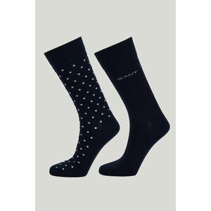 ZOKNI GANT DOT AND SOLID SOCKS 2-PACK MARINE kép