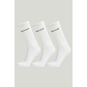 ZOKNI GANT SPORT SOCKS 3-PACK WHITE kép