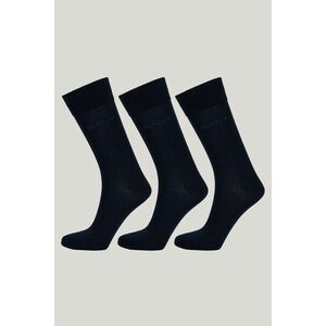 ZOKNI GANT MERCERIZED COTTON SOCKS 3-PACK MARINE kép