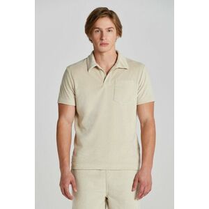 PÓLÓ GANT TERRY SS PIQUE SILKY BEIGE kép