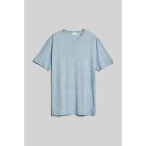 PÓLÓ GANT LINEN SS T-SHIRT DOVE BLUE kép