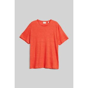 PÓLÓ GANT LINEN SS T-SHIRT BURNT ORANGE kép