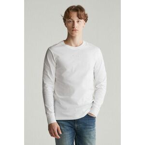 PÓLÓ GANT SLIM 3D LOGO LS TSHIRT WHITE kép