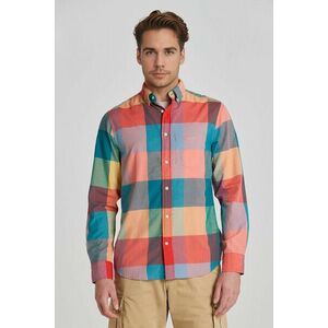 ING GANT REG INDIAN MADRAS SHIRT PUMPKIN ORANGE kép