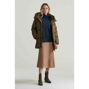 SZOKNYA GANT SUPERFINE LAMBSWOOL SKIRT CARAMEL BEIGE kép