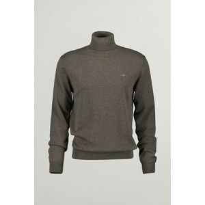 GARBÓ GANT CTN/WO ROLLNECK DARK HAZELNUT MELANGE kép