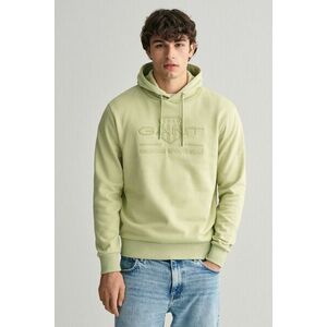 MELEGÍTŐ FELSŐ GANT REG TONAL SHIELD HOODIE MILKY MATCHA kép