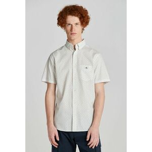 ING GANT REG MICRO PRINT SS SHIRT EGGSHELL kép