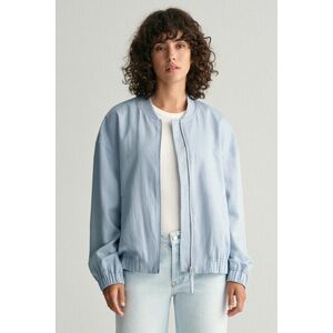 DZSEKI GANT LINEN BLEND BOMBER JACKET DOVE BLUE kép