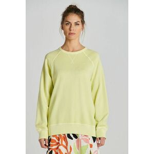 MELEGÍTŐ FELSŐ GANT REL SUNFADED C-NECK SWEAT PASTEL LIME kép