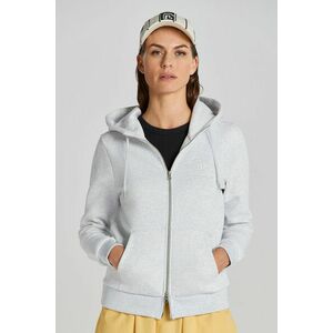 MELEGÍTŐ FELSŐ GANT REG TONAL SHIELD ZIP HOODIE PALE GREY MELANGE kép