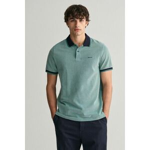 PÓLÓ GANT 4-COL OXFORD SS PIQUE OCEAN TURQUOSIE kép