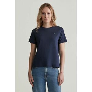 PÓLÓ GANT REG SHIELD SS T-SHIRT EVENING BLUE kép