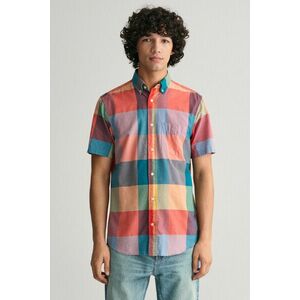 ING GANT REG INDIAN MADRAS SS SHIRT PUMPKIN ORANGE kép