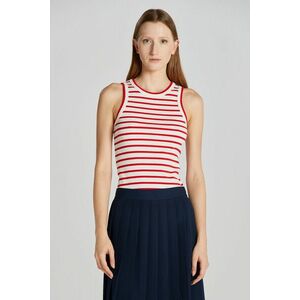 PÓLÓ GANT STRIPED TANK TOP BRIGHT RED kép