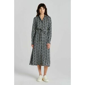 RUHA GANT SLIM G PATTERN SHIRT DRESS EVENING BLUE kép