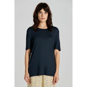 PÓLÓ GANT REL DRAPED SS T-SHIRT EVENING BLUE kép