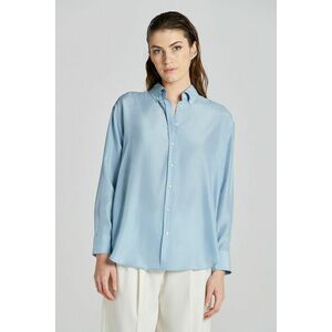 ING GANT RELAXED SILK SHIRT DOVE BLUE kép