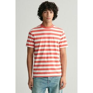 PÓLÓ GANT STRIPE SS T-SHIRT SUNSET PINK kép