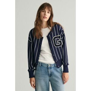 KARDIGÁN GANT GANT VARSITY KNITTED BOMBER CLASSIC BLUE kép