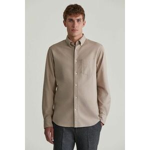 ING GANT REG FLANNEL MELANGE SHIRT DRY SAND kép