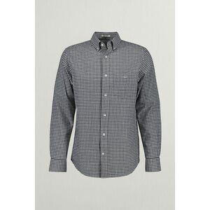 ING GANT REG MICROCHECK FLANNEL SHIRT LIGHT GREY MELANGE kép