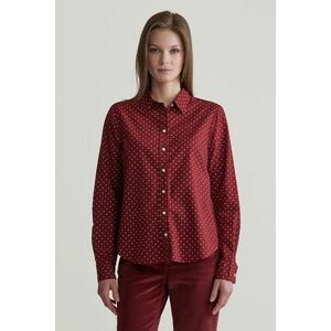 ING GANT REG DOT PRINT CTN VOILE SHIRT PLUMPED RED kép