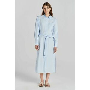 RUHA GANT REL POPLIN SHIRT DRESS LIGHT BLUE kép